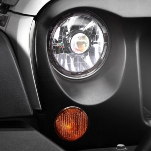 Optique Phare LED 7 Noir Gen 2 Jeep Wrangler JK & TJ - Kulture Jeep