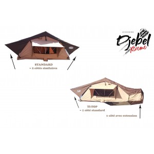 ANNEXE TENTE DE TOIT DJEBELXTREME 140 STANDARD SAFARI