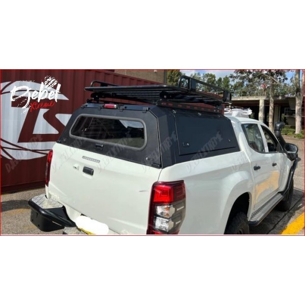 HARD TOP ACIER DJEBELXTREME - NISSAN NAVARA D22 / D40 DOUBLE CABINE