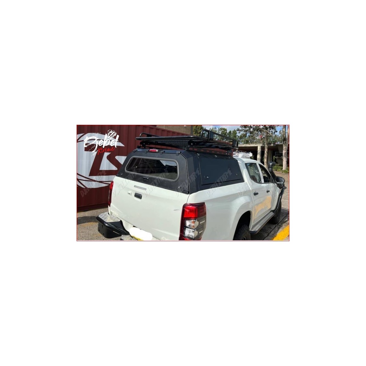 HARD TOP ACIER DJEBELXTREME - NISSAN NAVARA D22 / D40 DOUBLE CABINE