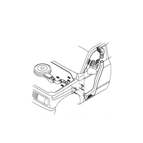 Snorkel SAFARI pour Vitara 88-94 carburateur